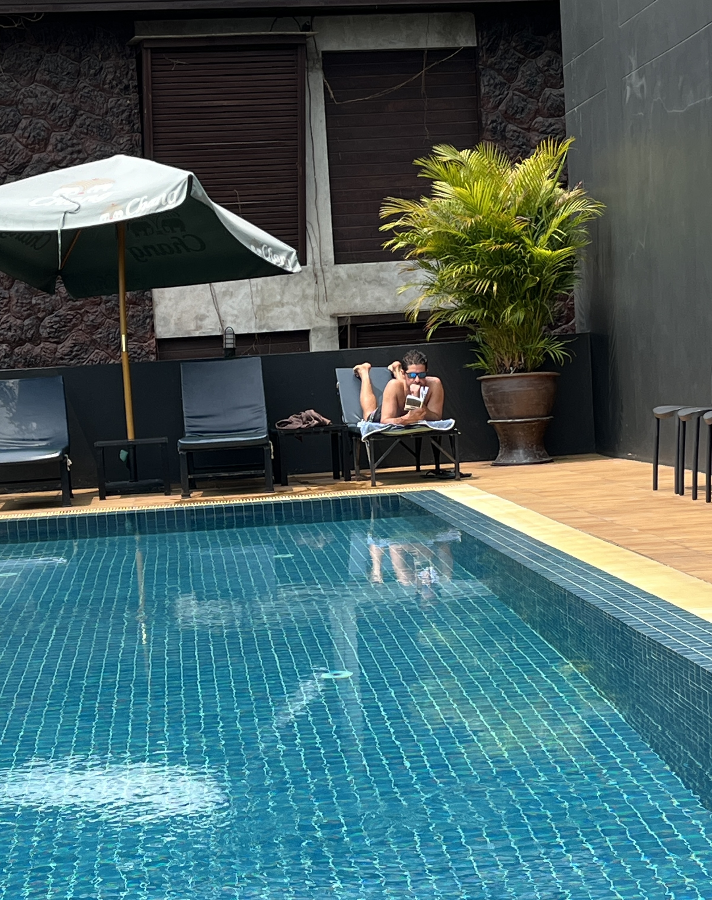 Life by the swimming pool