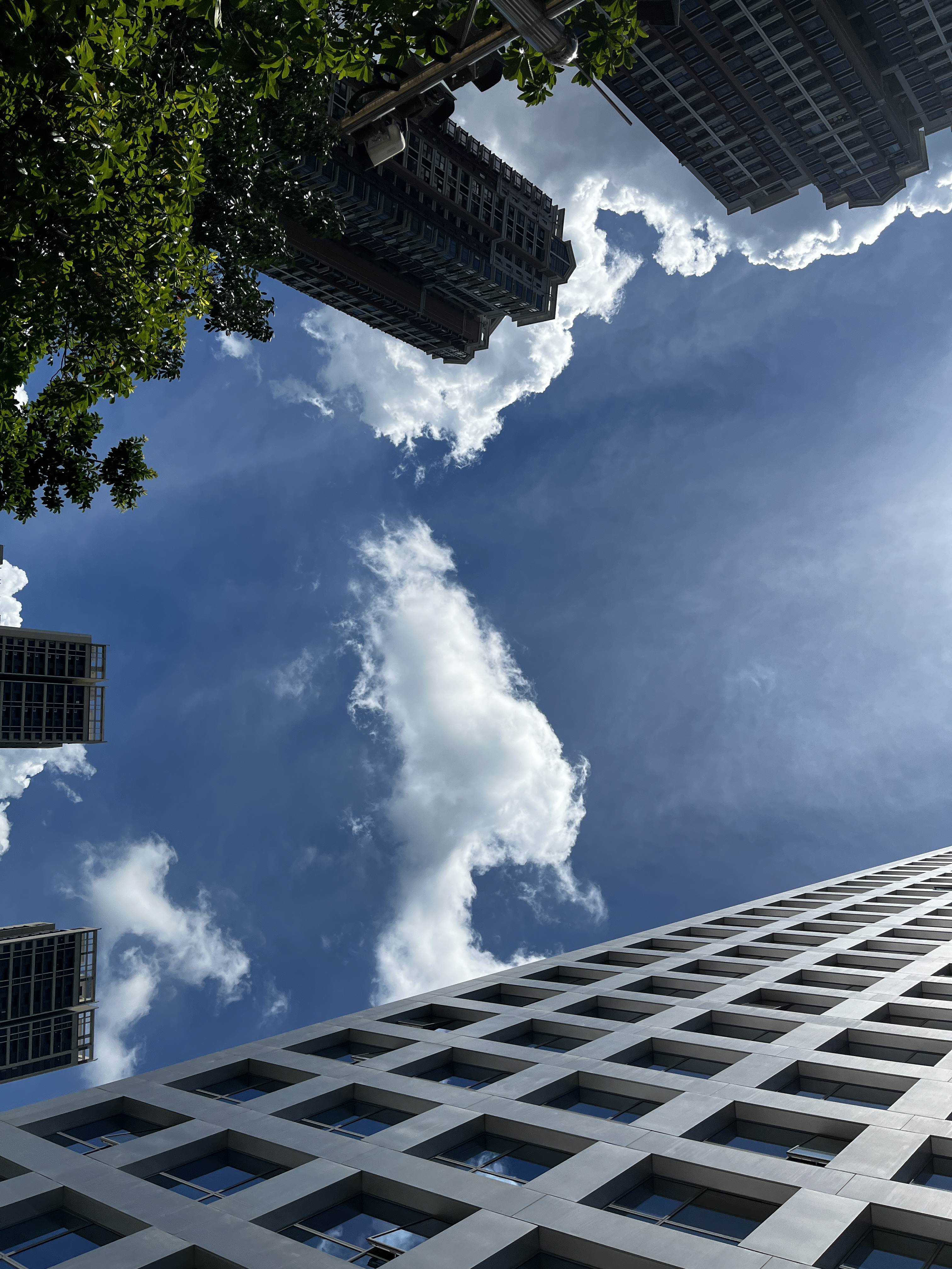 blue sky and beautiful clouds