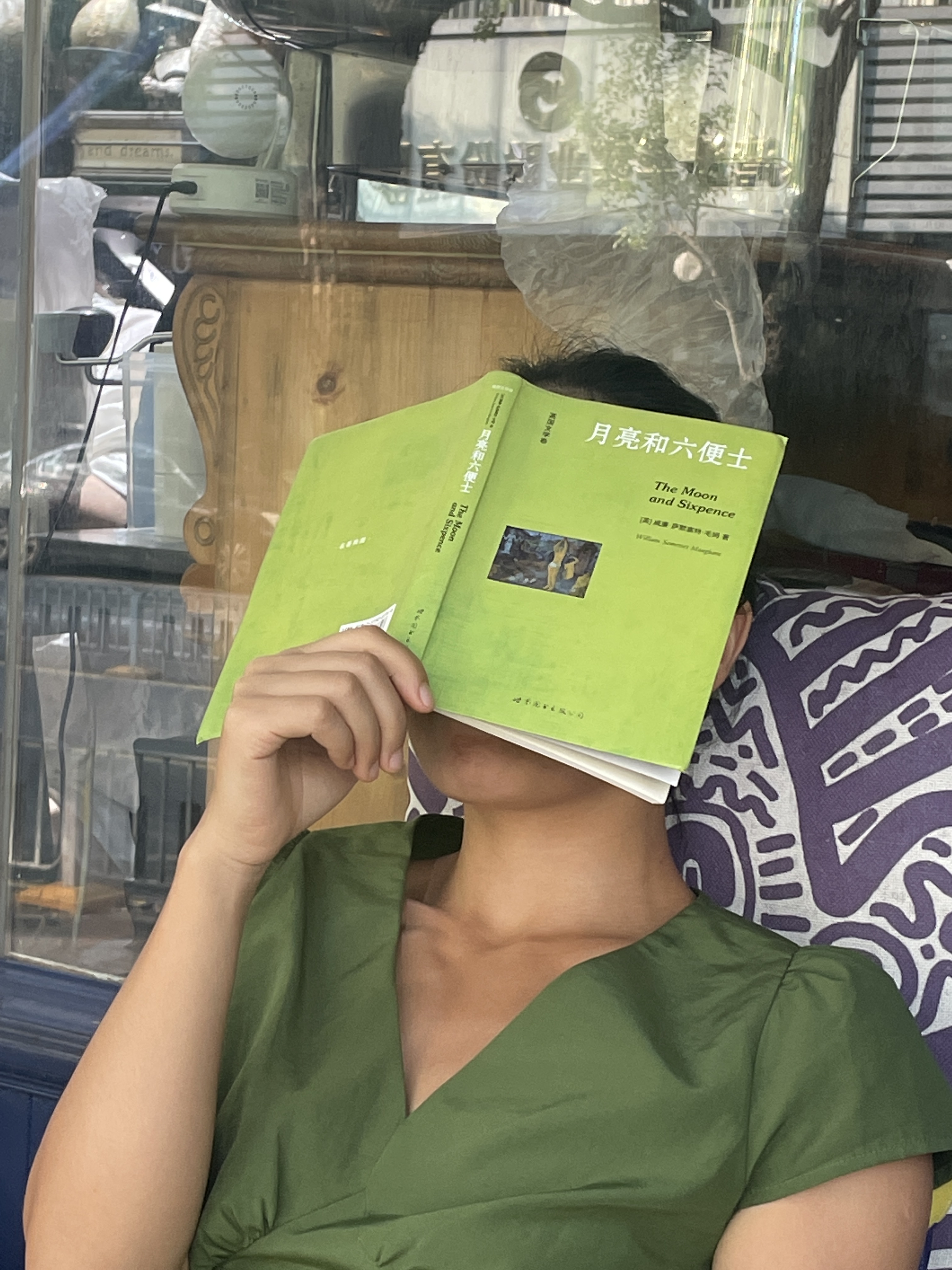 Resting myself with a good book