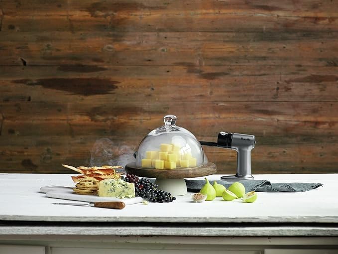 Breville BSM600SIL Smoking Gun Food Smoker, Silver