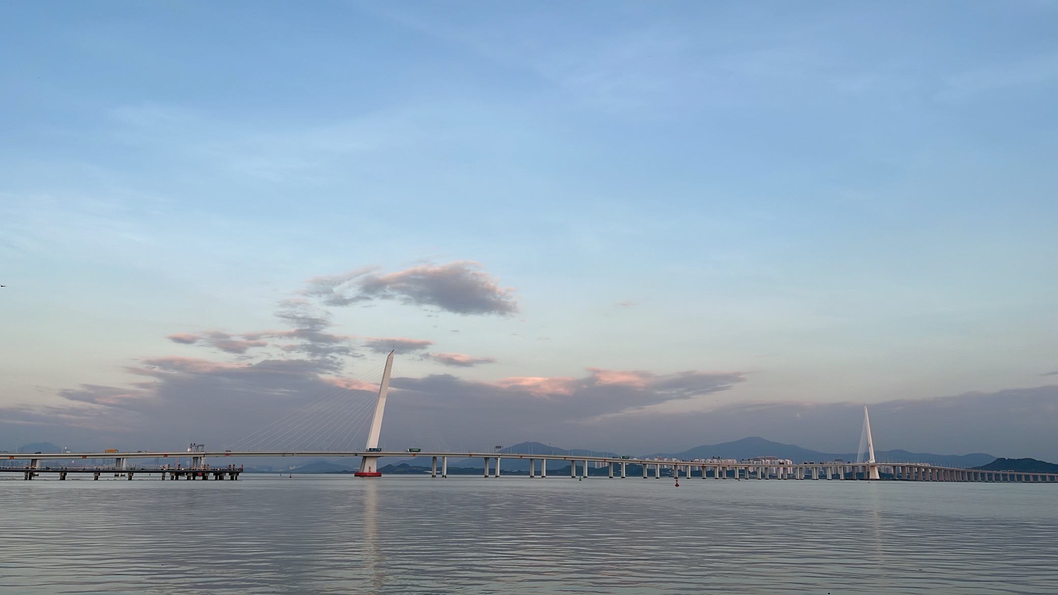 Morning seaside view