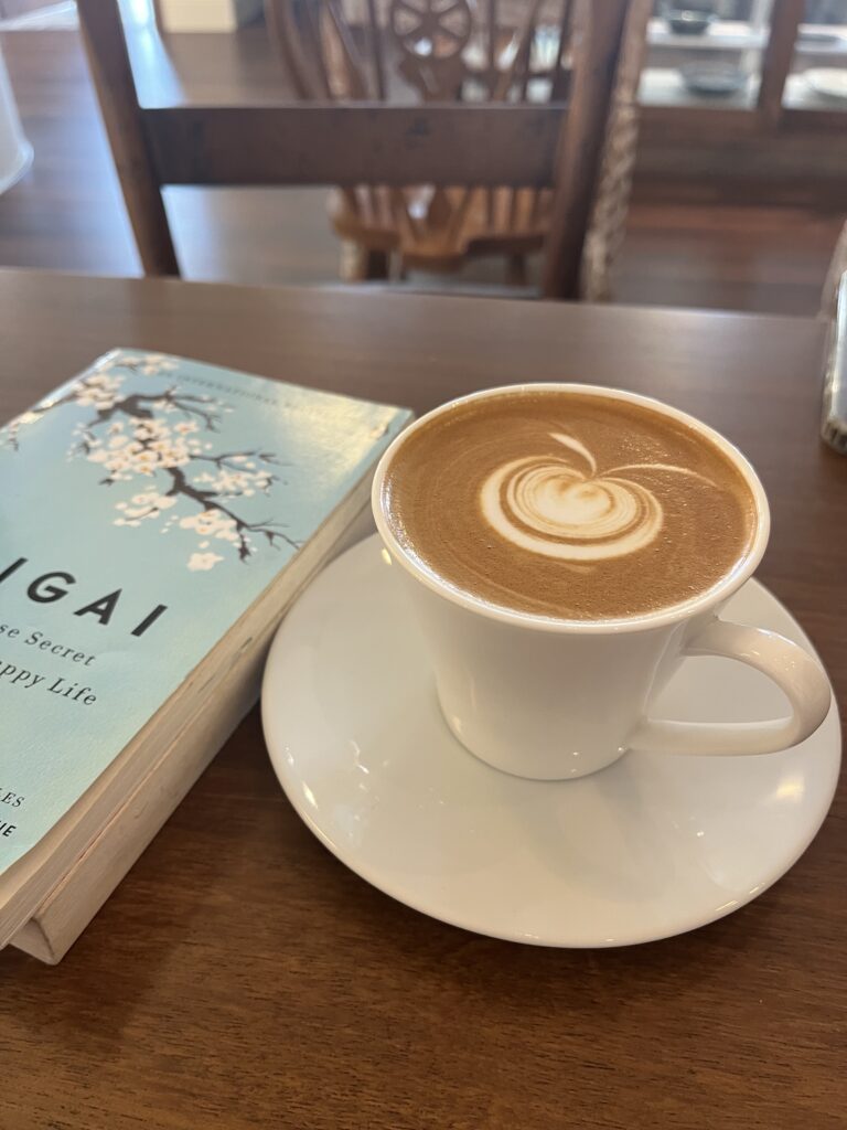 Coffee and book