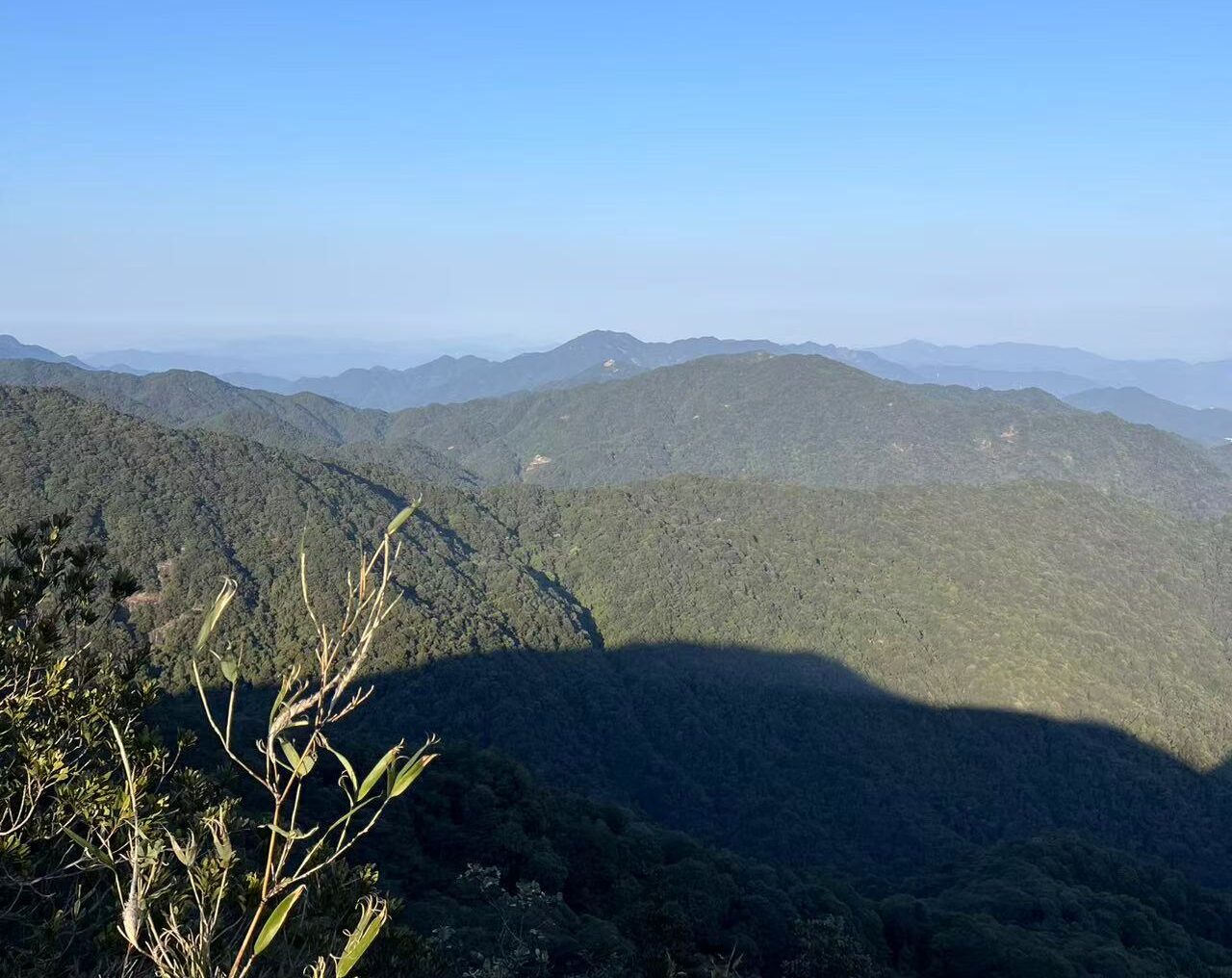 View on the top of Nankun Mountain