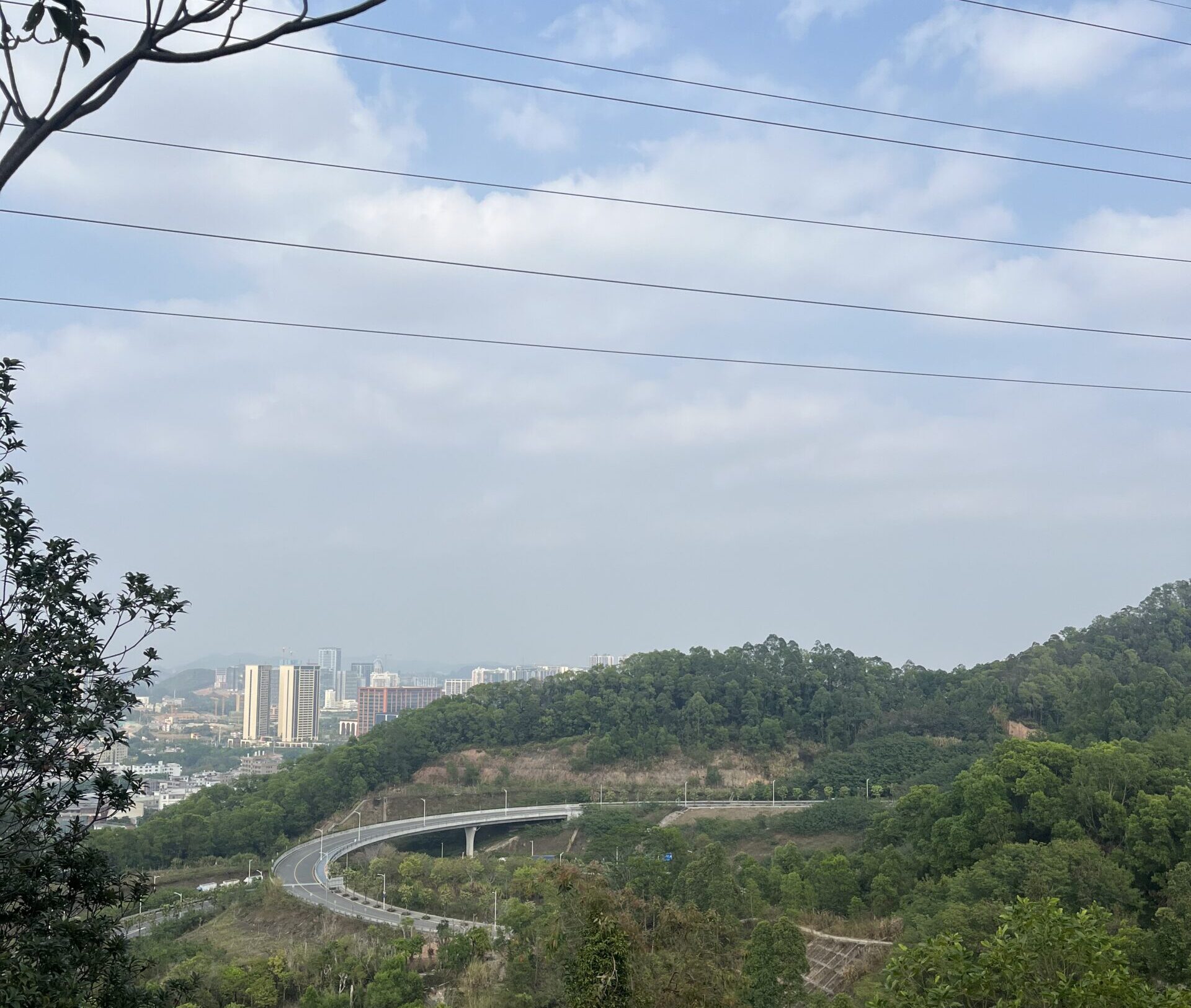 Highroad against the mountains