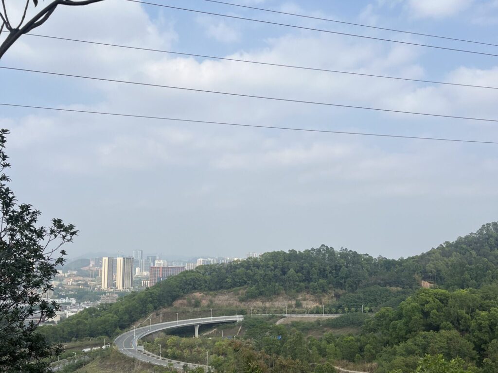 Highroad against the mountains