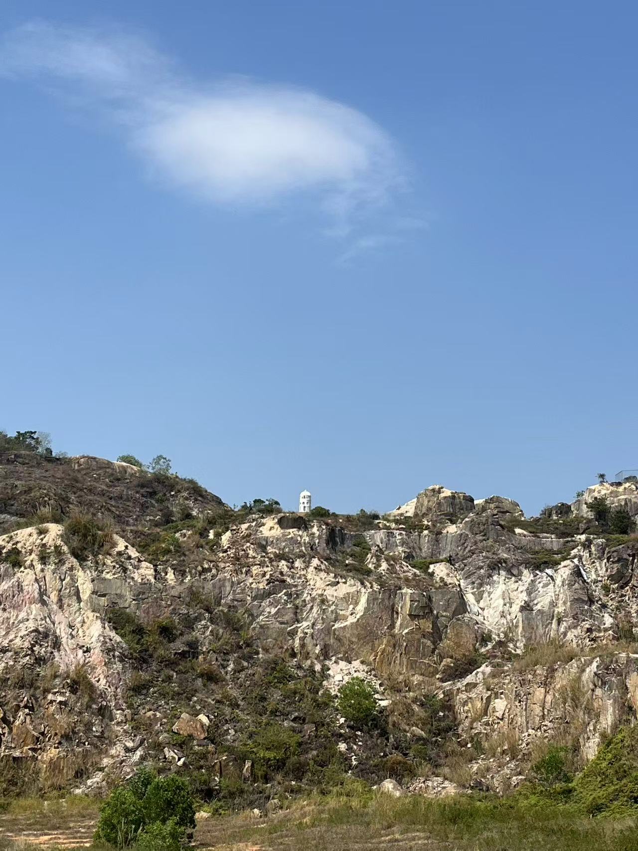 Mountains and blue sky