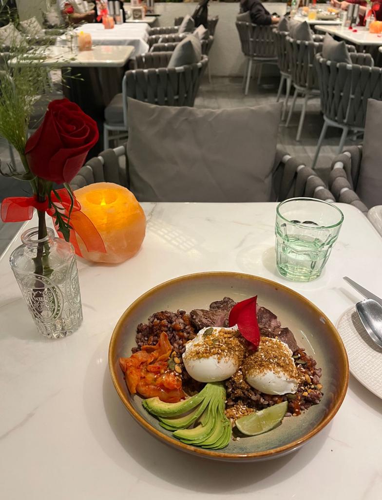 Healthy beef and egg dish